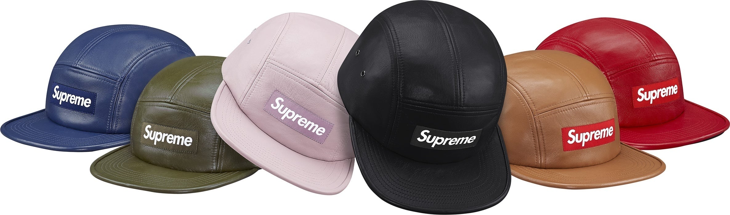 Leather Camp Cap